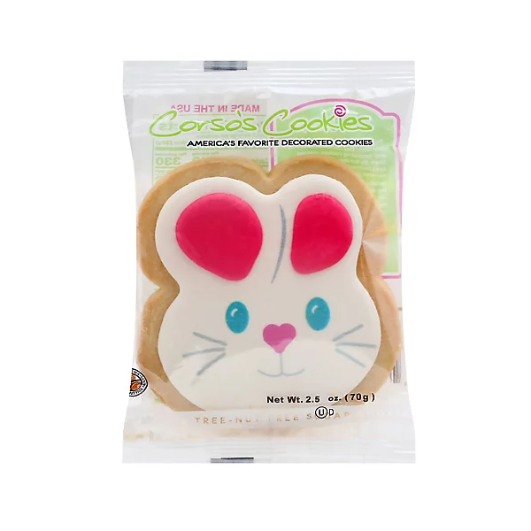 CORSOS COOKIES: Easter Bunny Decorated Cookie, 2.5 oz