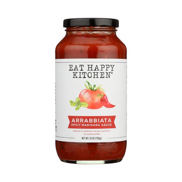 EAT HAPPY KITCHEN: Spicy Arrabbiata Sauce, 25 oz