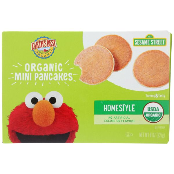 EARTHS BEST FROZEN: Organic Frozen Mini Pancakes Homestyle, 8 oz
