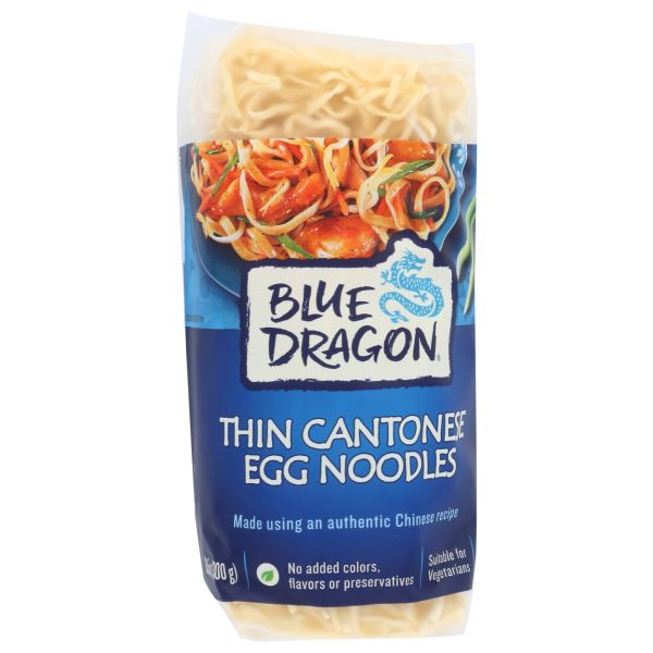 BLUE DRAGON: Thin Cantonese Egg Noodles, 10.5 oz