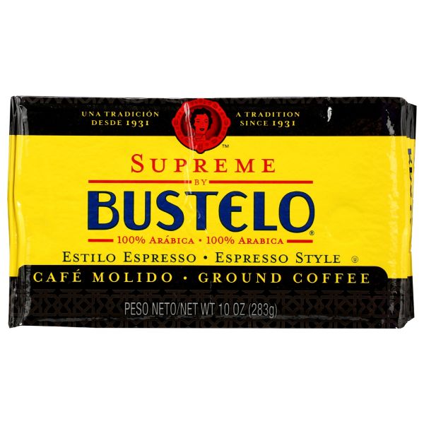 CAFE BUSTELO: Ground Espresso Style Coffee Brick, 10 oz