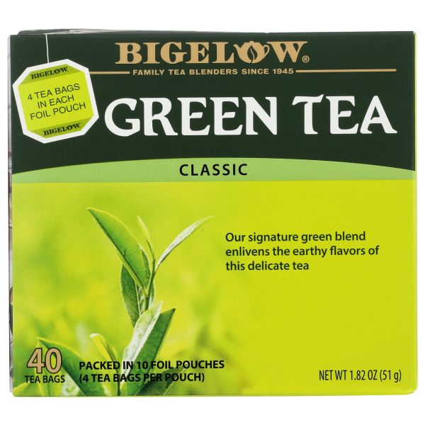 BIGELOW: Green Tea Classic 40Bg, 1.82 oz