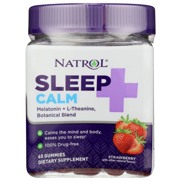 NATROL: Sleep Calm Strawberry Gummies, 60 pc