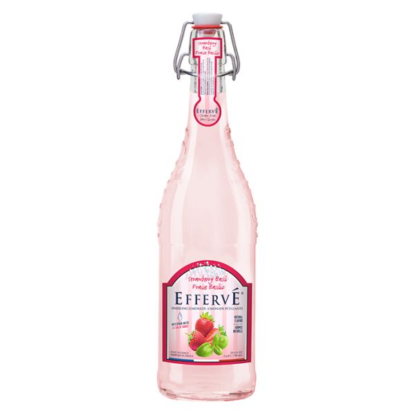 EFFERVE: Strawberry Basil Sparkling Lemonade, 25.4 fo