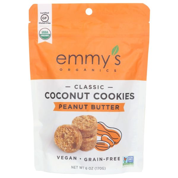 EMMYSORG: Coconut Cookies Peanut Butter, 6 oz