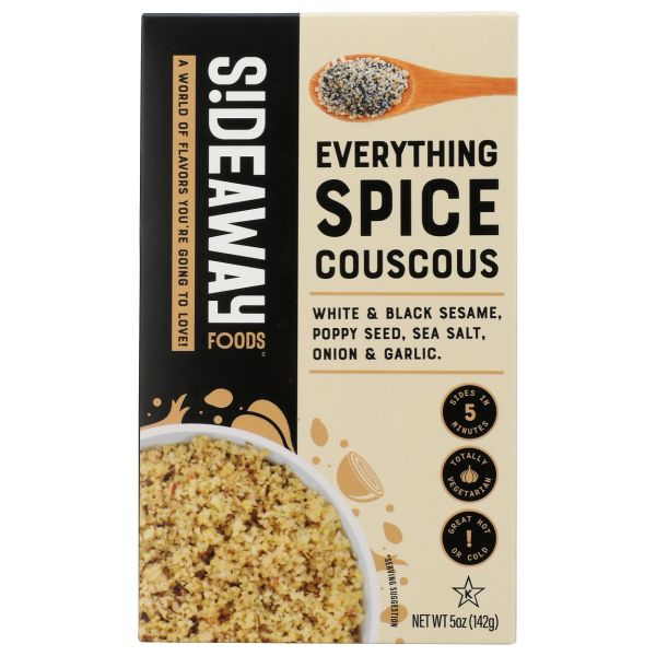 SIDEAWAY FOODS: Everything Spice Couscous, 5 oz