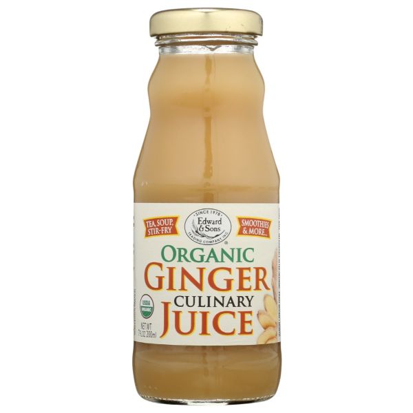 EDWARD & SONS: Organic Culinary Ginger Juice, 7 fo