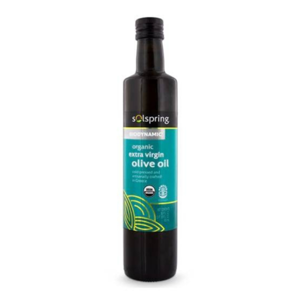 SOLSPRING: Biodynamic Organic Extra Virgin Olive Oil, 16.9 fo