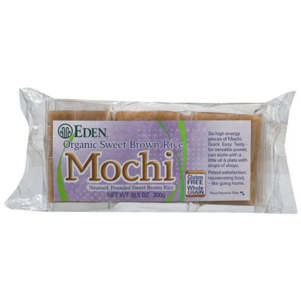 EDEN FOODS: Sweet Brown Rice Mochi Organic, 10.5 oz