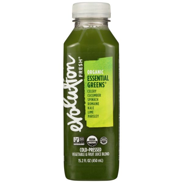 EVOLUTION FRESH: Organic Essential Greens with Lime Juice, 15.2 oz