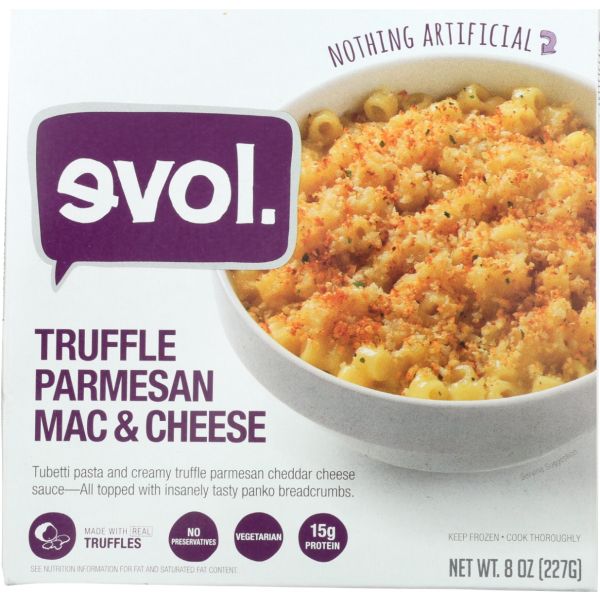 EVOL: Truffle Parmesan Mac and Cheese, 8 oz