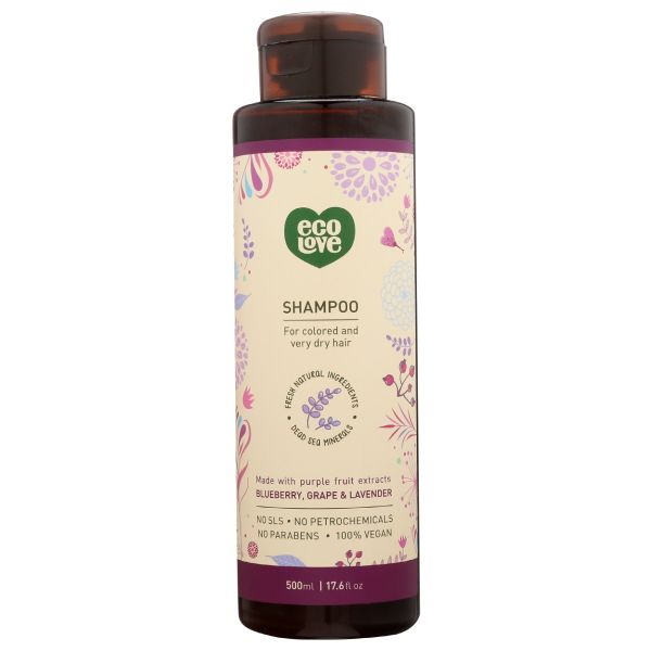 ECOLOVE: Purple Fruit Shampoo, 17.6 oz