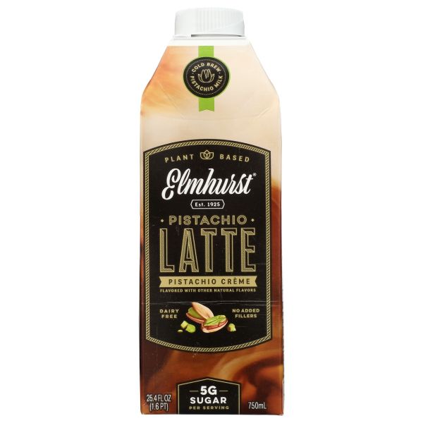 ELMHURST: Pistachio Creme Latte, 25.4 fo