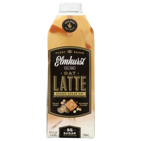 ELMHURST: Brown Sugar Oat Latte, 25.4 fo