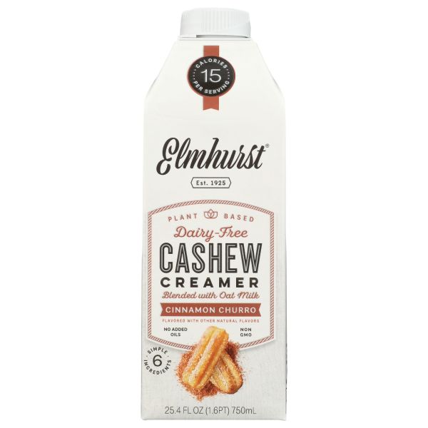 ELMHURST: Cinnamon Churro Cashew Creamer, 25.4 fo