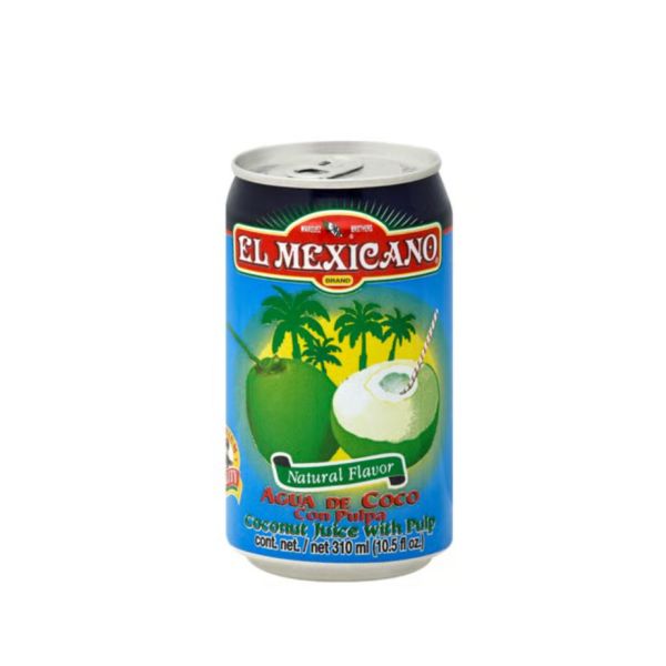 EL MEXICANO: Coconut Juice with Pulp, 10.5 oz