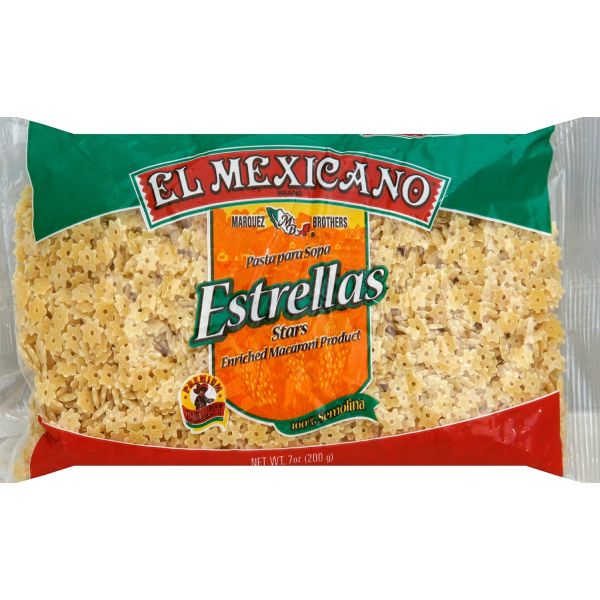 EL MEXICANO: Stars Pasta, 7 oz