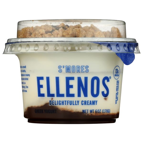 ELLENOS: Smores Greek Yogurt, 6 oz