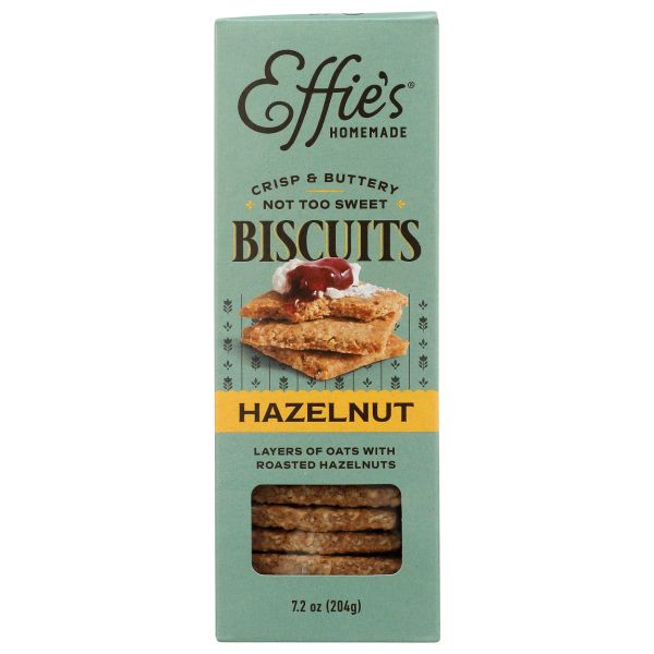EFFIES HOMEMADE: Hazelnut Biscuits, 7.2 oz