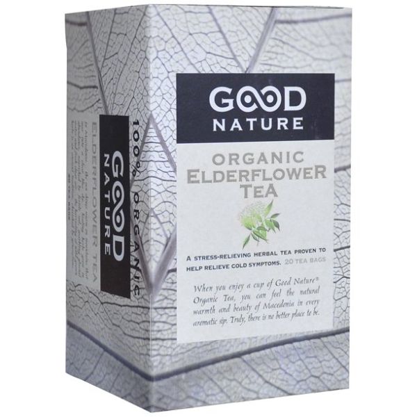 GOOD NATURE: Organic Elderflower Tea, 30 gm
