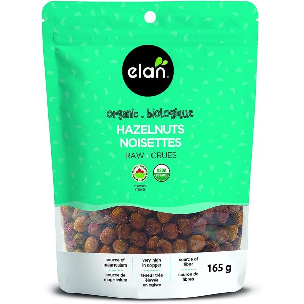 ELAN: Organic Raw Hazelnuts, 5.8 oz