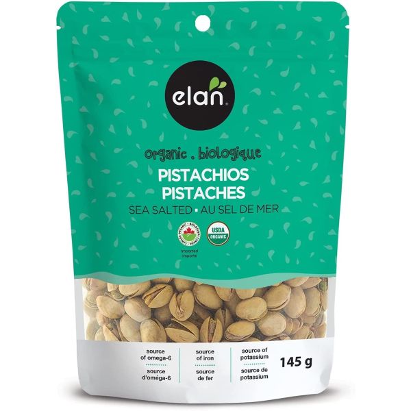 ELAN: Organic Sea Salted Pistachios, 5.1 oz