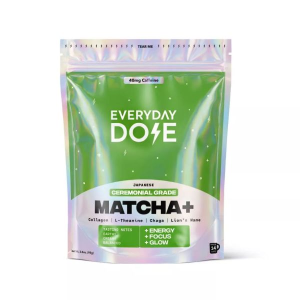 EVERYDAY DOSE: Mushroom Matcha Powder, 3.46 oz