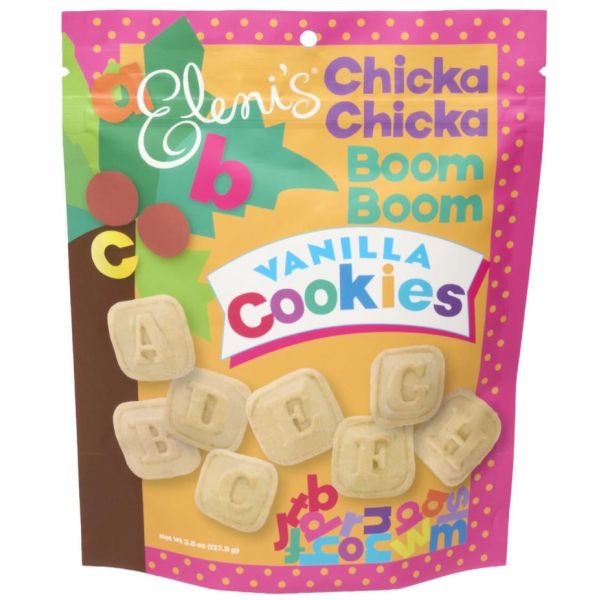 ELENIS COOKIES: Chicka Chicka Boom Boom Alphabet Vanilla Cookies, 3.5 oz