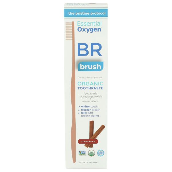 ESSENTIALOXYGEN: Organic Cinnamint Toothpaste, 4 oz