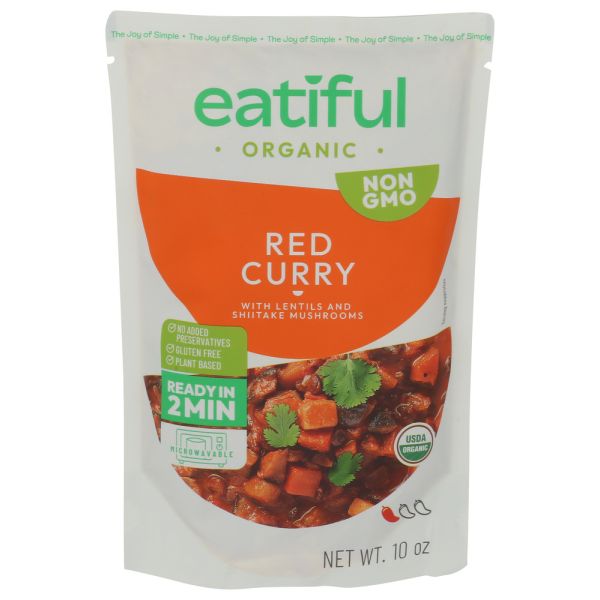 EATIFUL: Lentil and Vegetable Curry, 10 oz