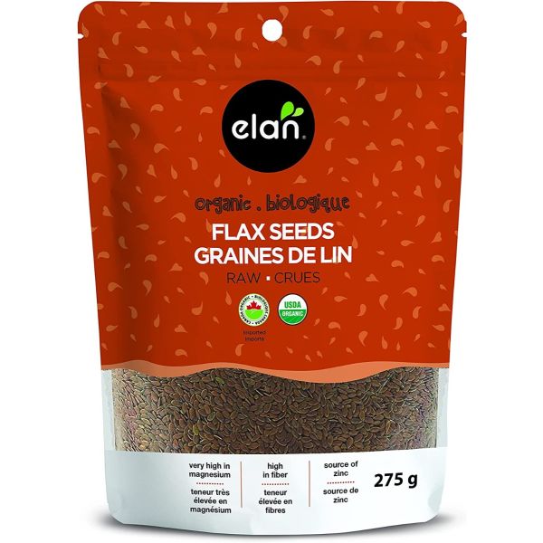ELAN: Organic Flax Seeds, 9.7 oz