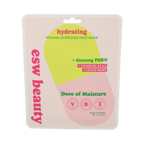 ESW BEAUTY: Dose of Moisture Hydrating Hydrogel PDRN Face Mask, 1.2 fo
