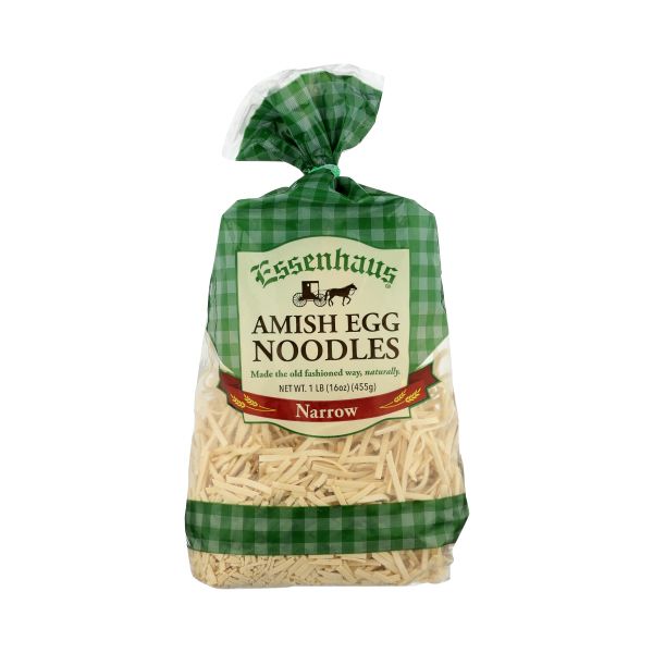ESSENHAUS: Amish Egg Noodles Narrow, 16 oz