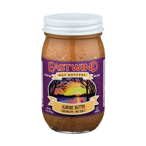 EAST WIND: Almond Butter Crunchy, 16 oz