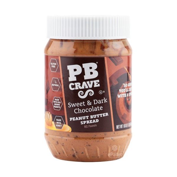 PB CRAVE: Sweet and Dark Chocolate, 16 oz