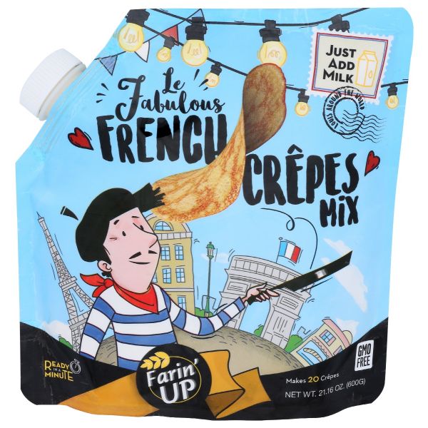 FARINUP: Fabulous French Crepe Mix, 21.16 oz