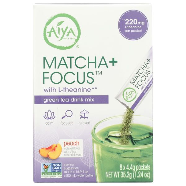 AIYA: Matcha Plus Focus Tea, 1.24 oz
