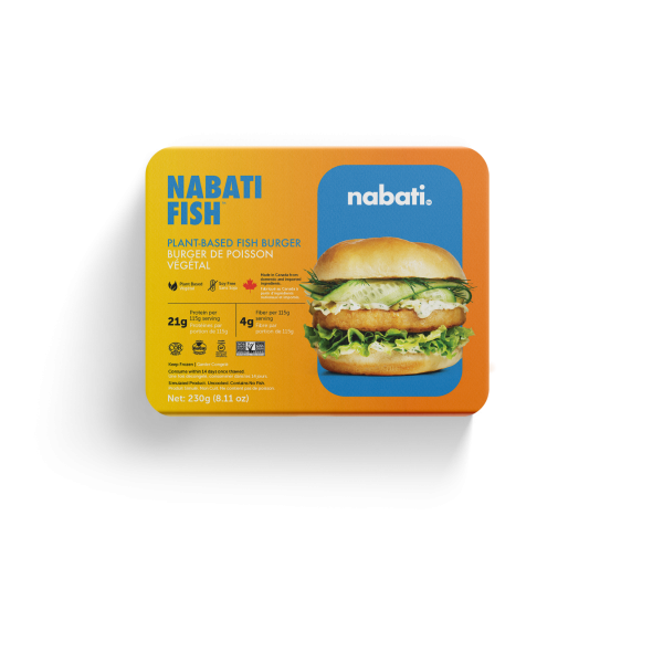 NABATI: Plant Based Fish Burger, 8.11 oz