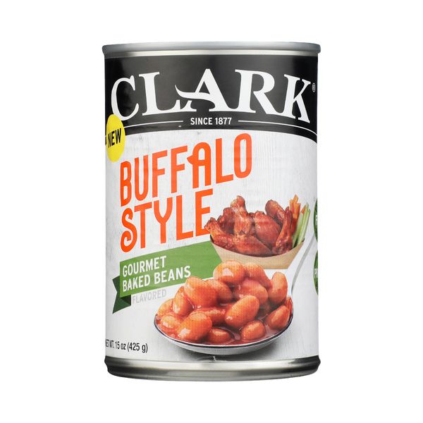 CLARK FOODS: Buffalo Style Gourmet Baked Beans, 15 oz