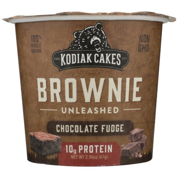 KODIAK: Brownie Cup Chocolate Fudge, 2.36 oz