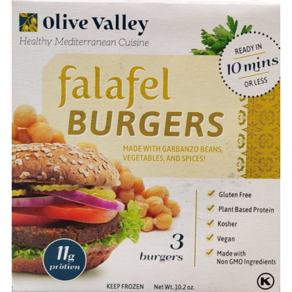 OLIVE VALLEY: Falafel Burger, 10.2 oz