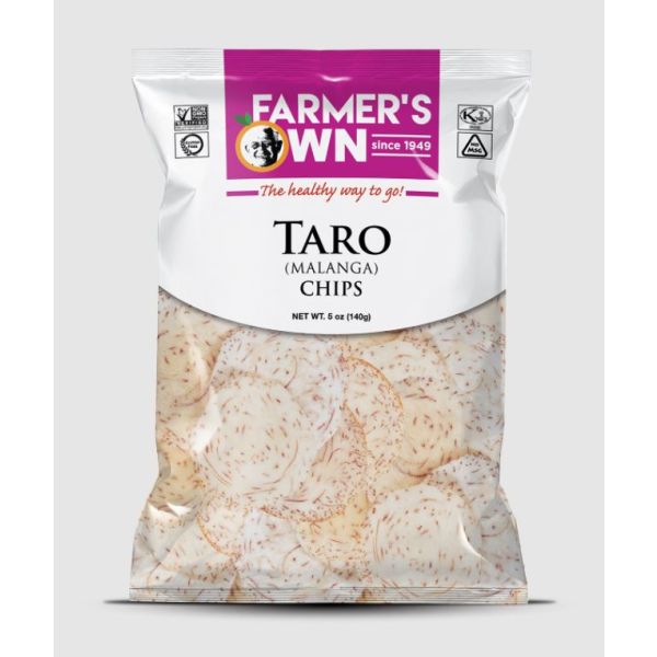 FARMERS OWN: Taro Chips, 5 oz