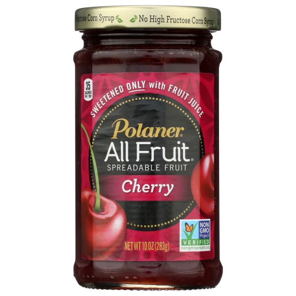 POLANER: Cherry Fruit Spread, 10 oz
