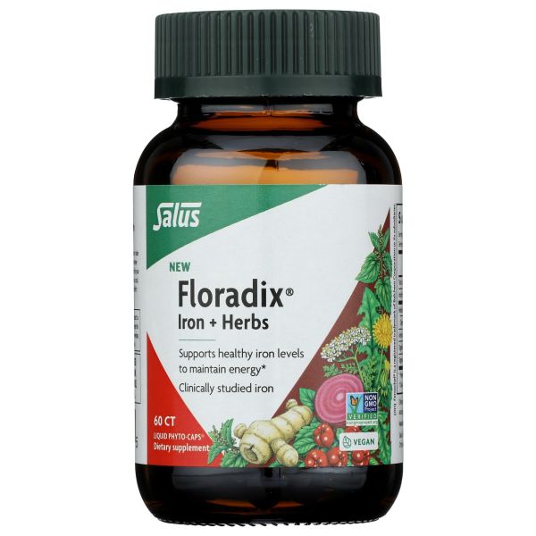 SALUS: Floradix Iron Herbs Phyto Caps, 60 cp