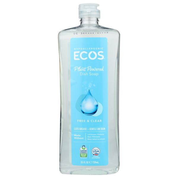 ECOS: Dish Soap Free and Clear, 25 oz