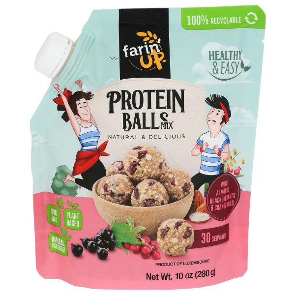 FARIN UP: Fruits Protein Balls Mix, 10 oz