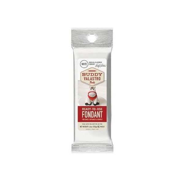 BUDDY VALASTRO: White Vanilla Flavored Fondant, 4.4 oz