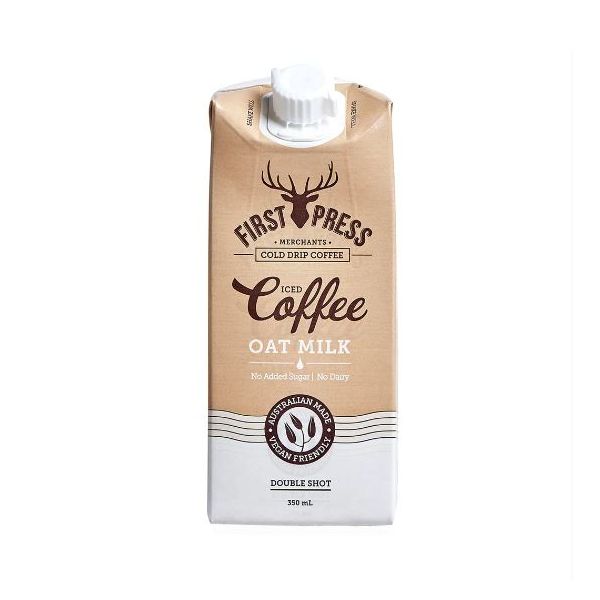 FIRST PRESS MERCHANTS: Iced Coffee Oat Milk, 11.8 fo