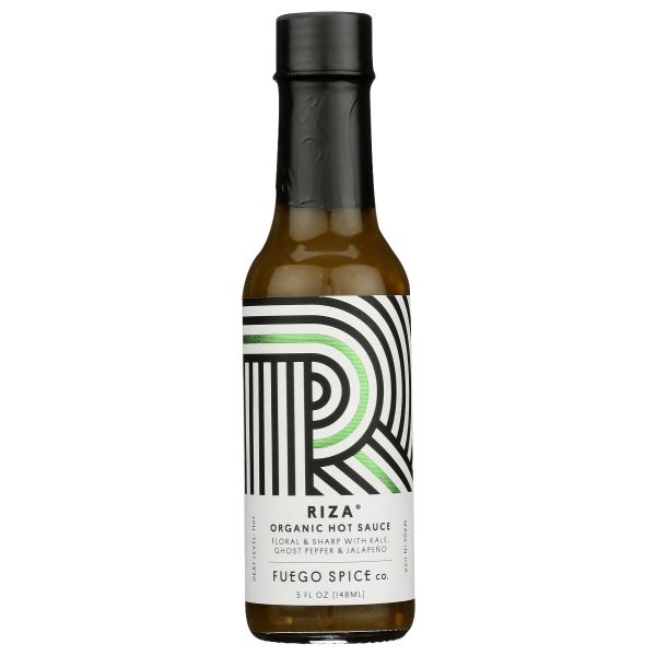 FUEGO SPICE CO: Riza Organic Hot Sauce, 5 oz