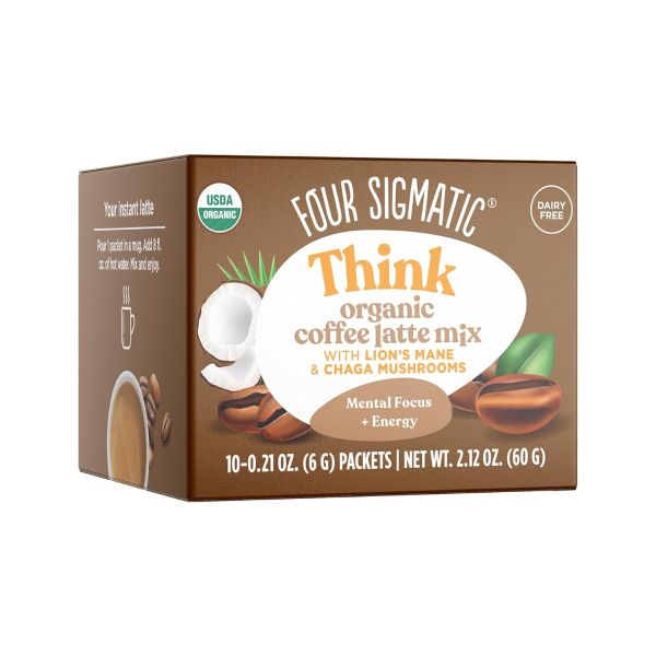 FOUR SIGMATIC: Think Coffee Latte Mix, 2.12 oz